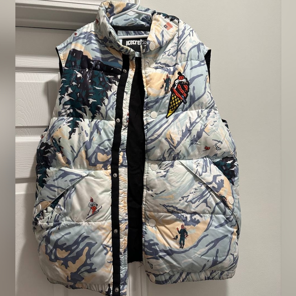 IceCream Ice Cream BBC North Star White Camo Puffer Small